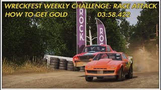 Wreckfest Γ Getaway Chase Γ Weekly Challenge: Race Attack Γ How To Get Gold
