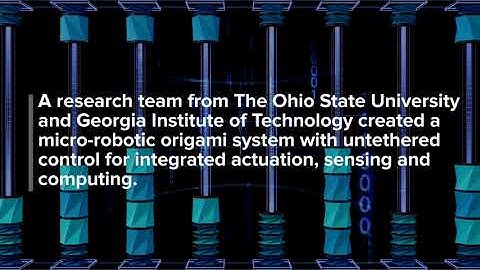 Untethered control of functional origami microrobots with distributed actuation