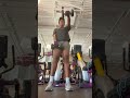 Lets get into these arms and back real quick! Lets Gooo!￼🤗#sexyback #backdayworkout #armstrength