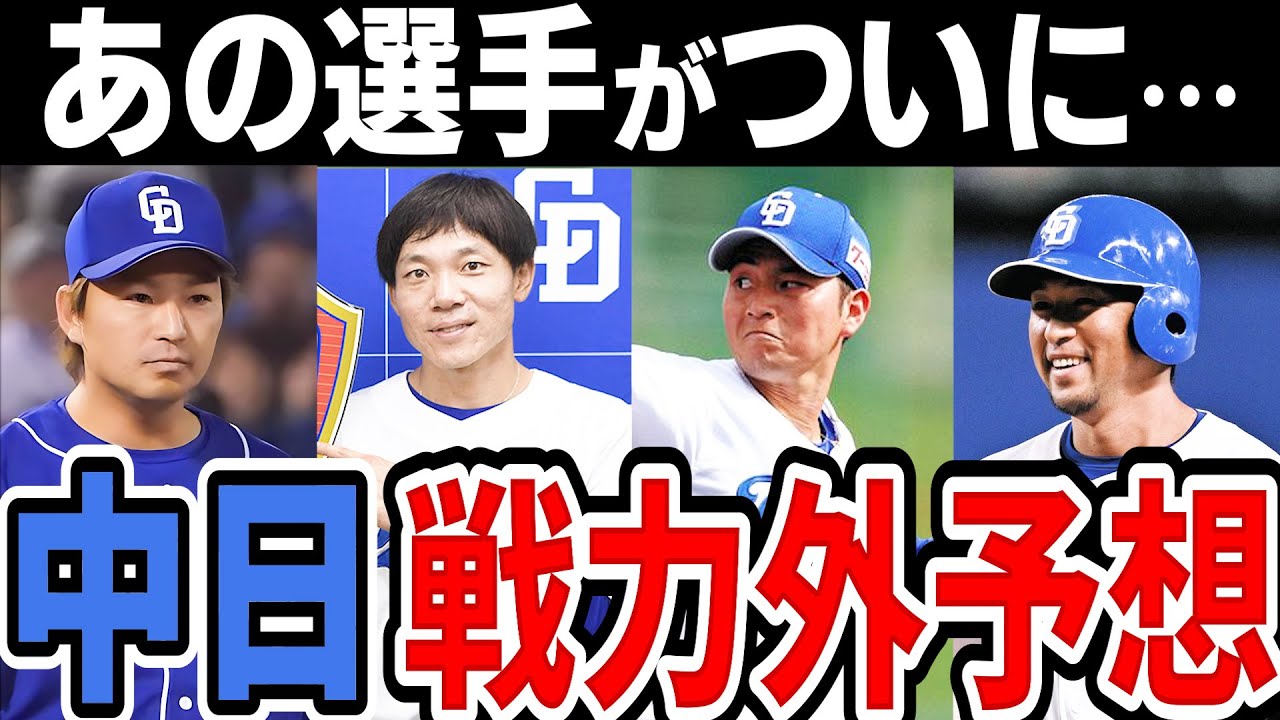 中 日 戦力 外