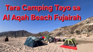 Camping at Al Aqah Beach Fujairah