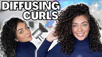 HOW TO DIFFUSE CURLY HAIR | Curly Hair 101: Ep 2