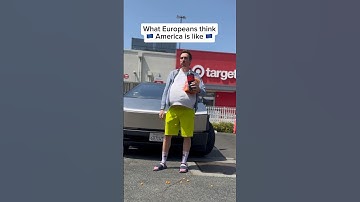 What Europeans think America is like (not good) #shorts