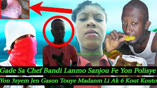 Gade Koman Chef Bandi Lanmò Sanjou Kenbe Polisye-Yon 3zyèm Jèn Gason Touye Madanm Li Ak 6 Kout Kouto