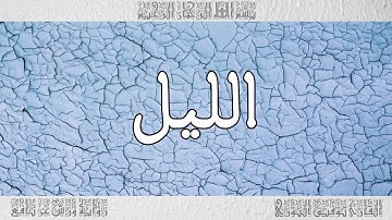 القرآن القارئ توفيق النوري سورة الليل 092