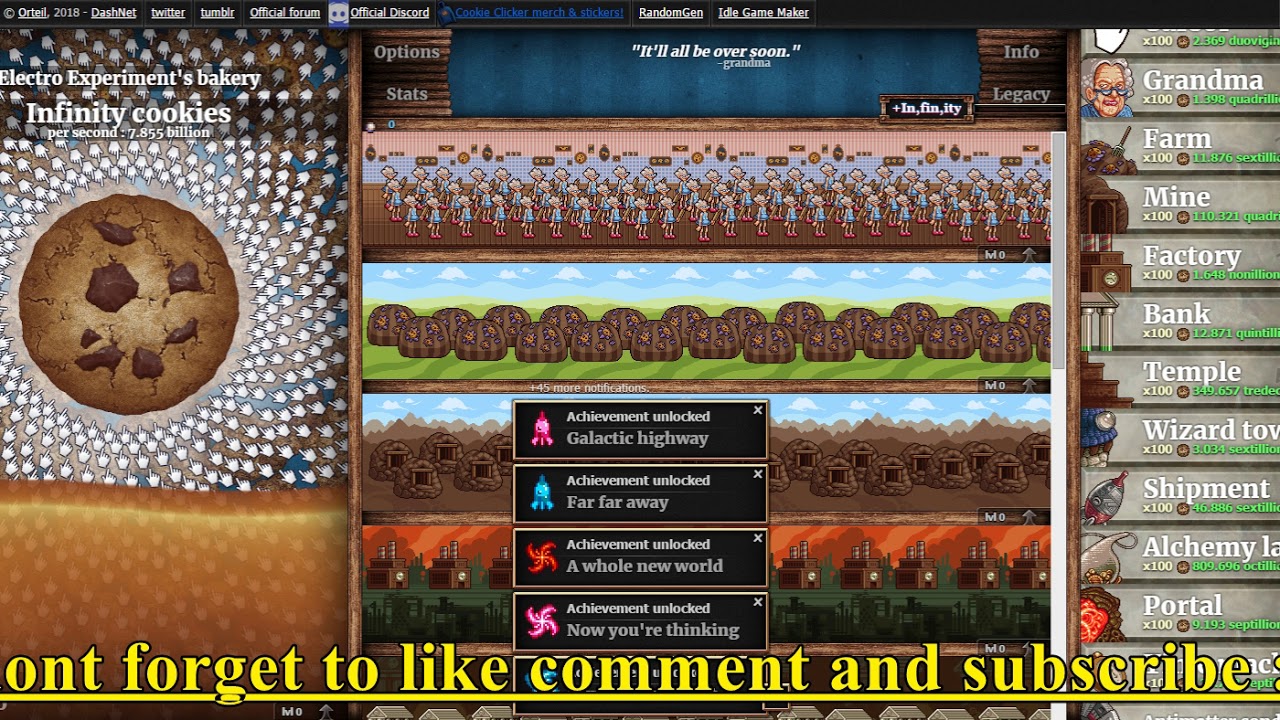 had been playing for 5 years but didn't know about the name hack until now  : r/CookieClicker