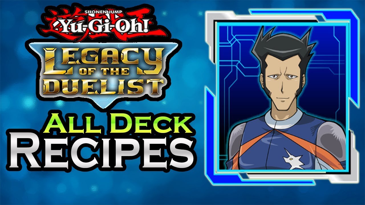 Yu-Gi-Oh! Legacy of the Duelist - All Jean's Deck Recipes clinton ma