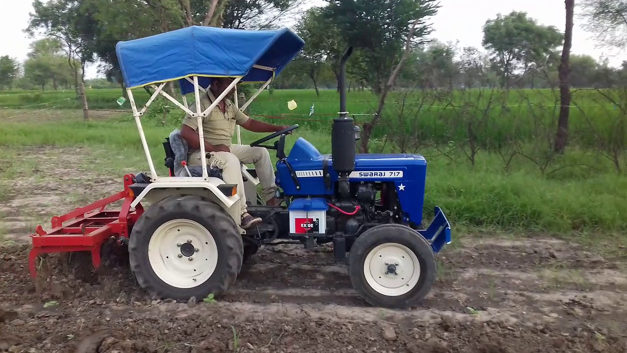 Swaraj 717 with cultivator