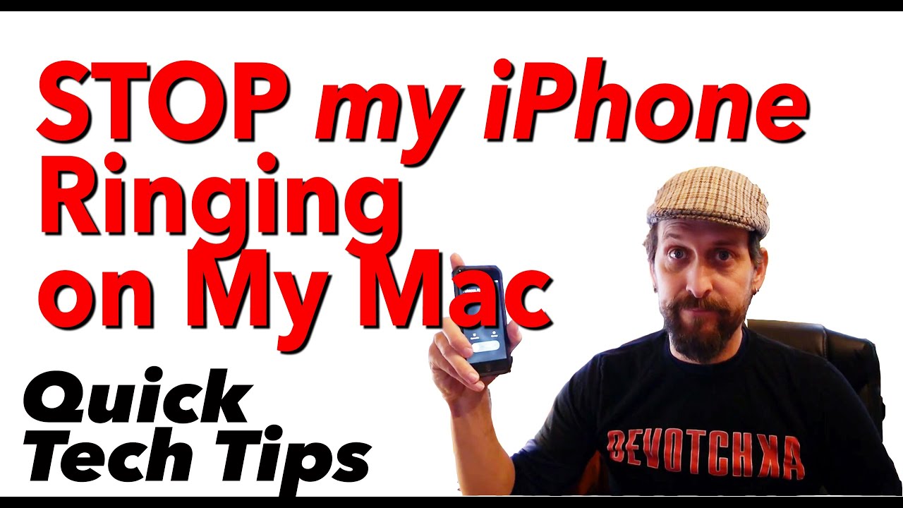 IOS 7 iPhone Ringing on Mac Yosemite - Easy Fix by Video Juice Media