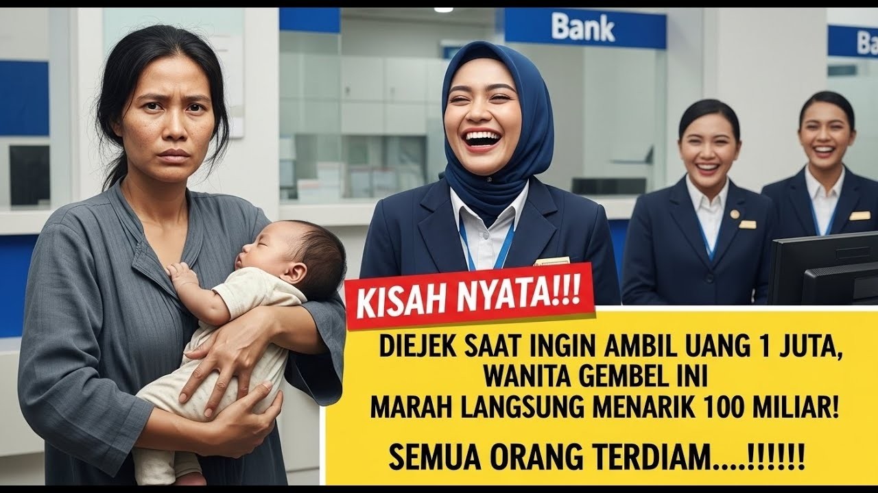 DIEJEK SAAT INGIN AMBIL UANG, WANITA GEMBEL INI MALAH MENARIK 100 MILIAR! SEMUA ORANG TERDIAM
