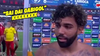 GABIGOL IA DAR ENTREVISTA APOS VITORIA DO FLAMENGO CONTRA O VASCO MAS ISSO ACONTECEU...