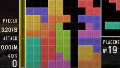 Crazy Stacked Tetrio 99 Test Lobby! Clutch Double Kill Ending