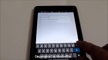 Gesture Typing On Android 4.2 Finger Swipe on On Screen Keyboard
