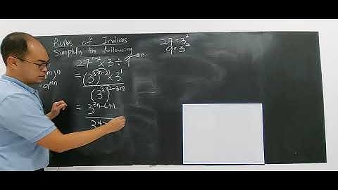 SUBTOPIC 1.3: INDICES, SURDS AND LOGARITHMS (PART 4/24)