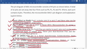 5EE4-04, Microprocessor, Unit-2, L-8 (Part-I), 8051 Pin Diagram, Dr. Neeraj Jain