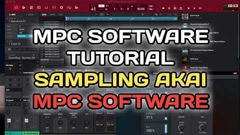 MPC Software Tutorial - Sampling Youtube Tutorial - How To Sample In The MPC Software