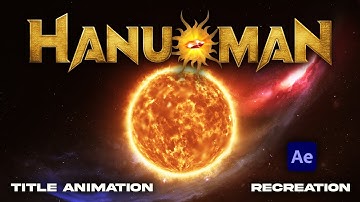 #Hanuman Title Animation | PVCU | After Effects Tutorial | 3D Title Animation | Jai Hanuman | VFX