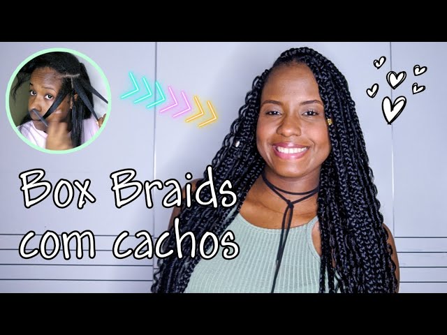 🤔COMO FAZER BOX BRAIDS COM CACHOS/ Sem trança base 