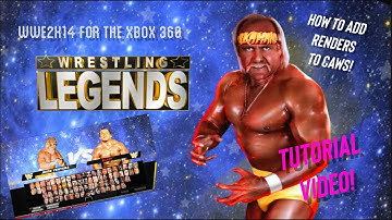 WWE2K14 & Wrestling Legends Tutorial Video - How To Add Renders To CAWS