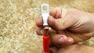 Solder Battery Cable Lugs EASY!