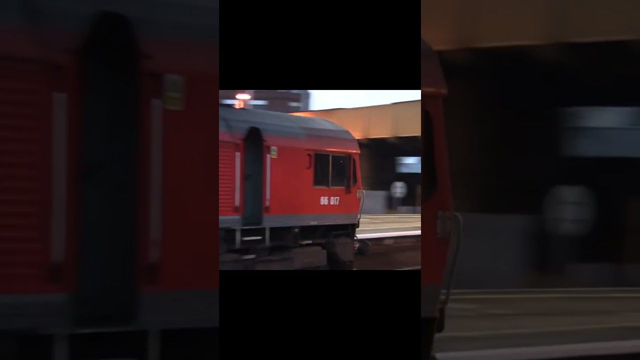 66017 Through Leicester Station