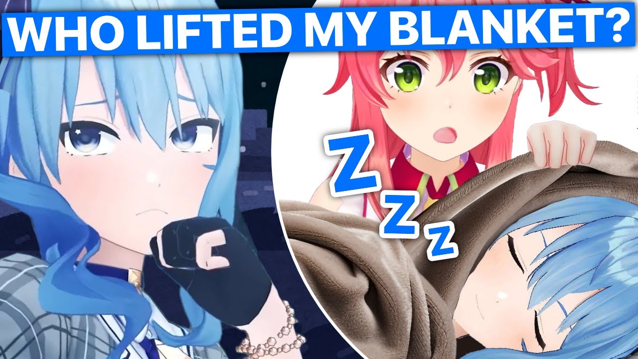 Suisei Wonders Who Lifted Her Blanket When She Was Asleep (Hololive) [Eng Subs]