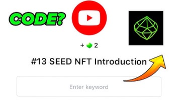 SEED Verify Code | #13 SEED NFT Introduction | SEED
