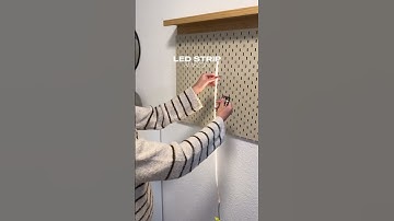 IKEA HACK 🧡💡 Indirect Lighting #ikea #ikeahack #home #ikeadecor