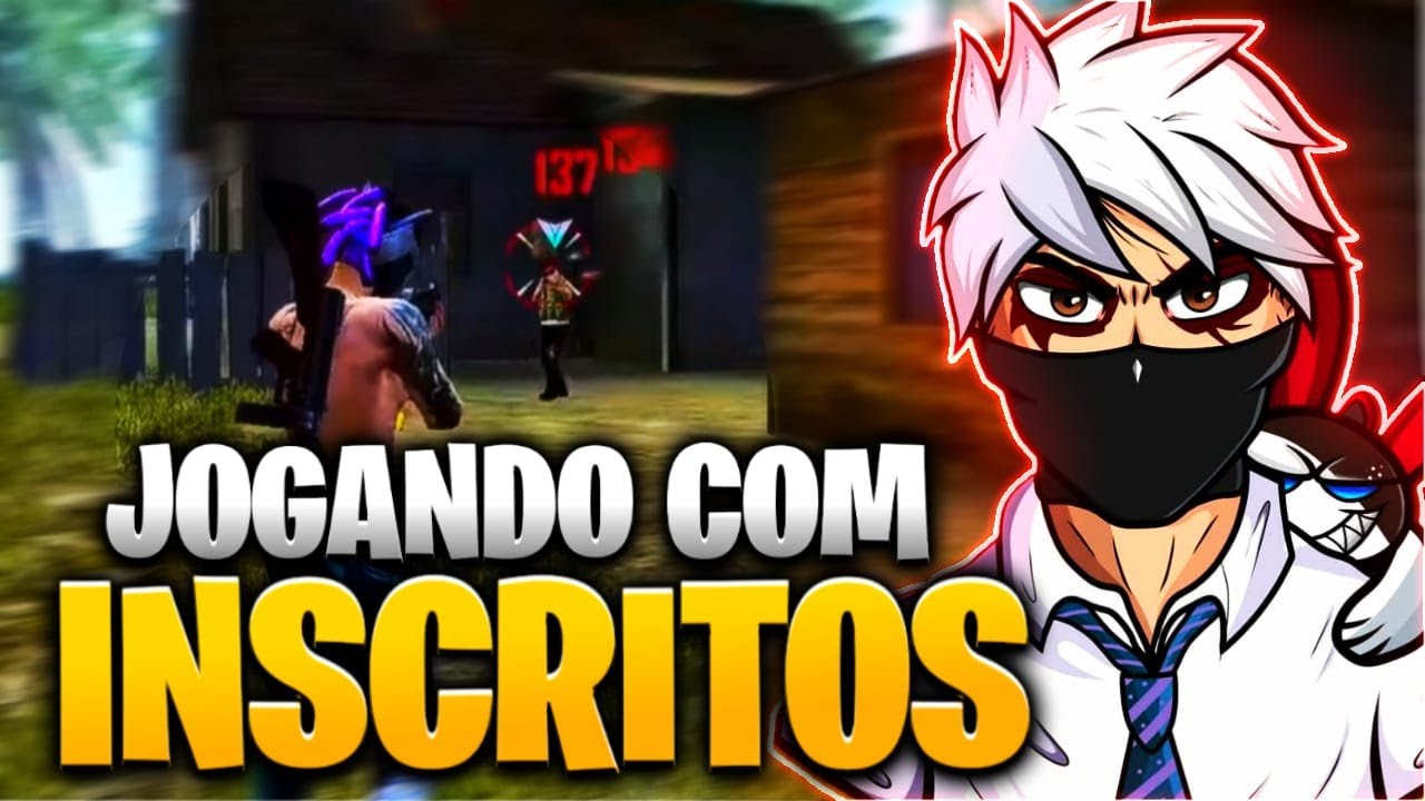 FREE FIRE - AO VIVO 🔥 X1 DOS CRIAS 🔥4x4🔥JOGANDO COM INSCRITOS 