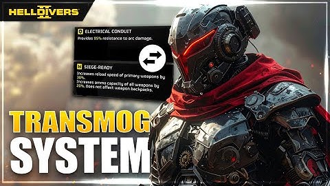 Helldivers 2 New Update For Armor Customization & Transmog