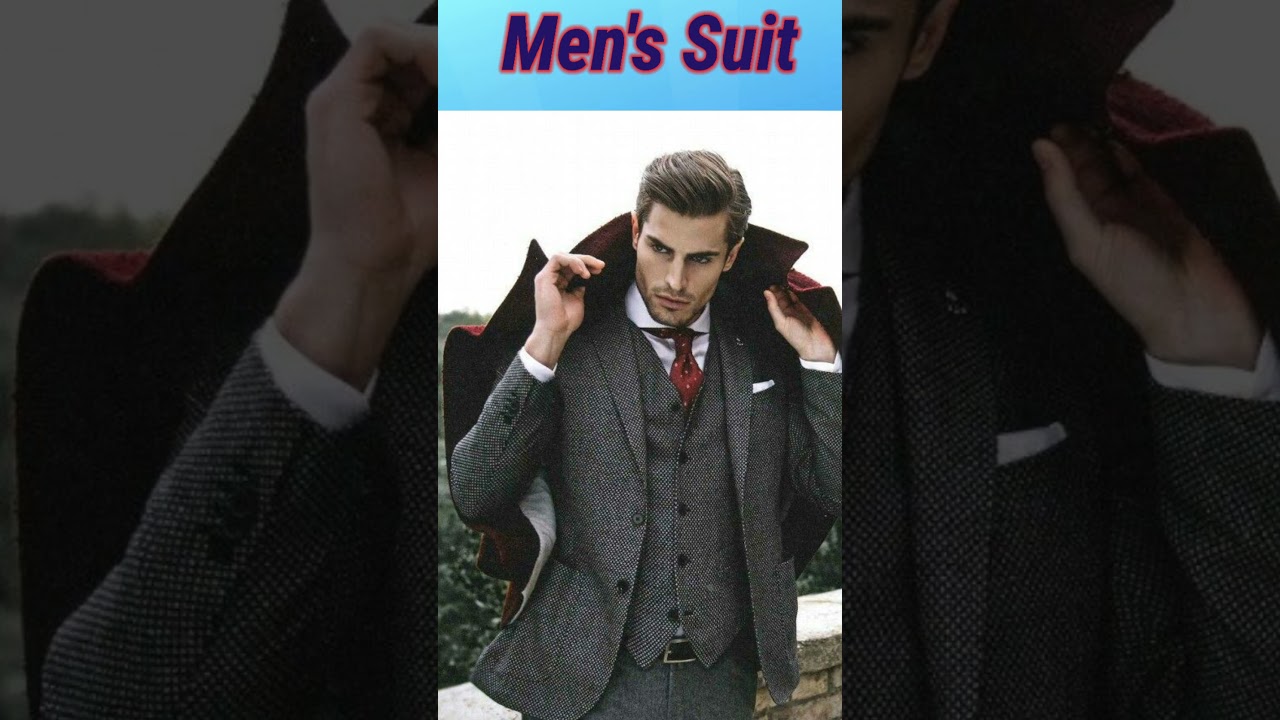 Men's three piece suit