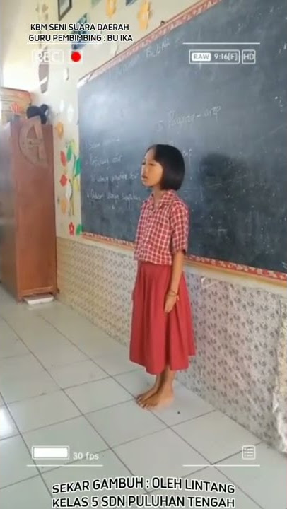 NEMBANG SEKAR GAMBUH, OLEH ANANDA LINTANG SDN PULUHAN TENGAH JAKENAN