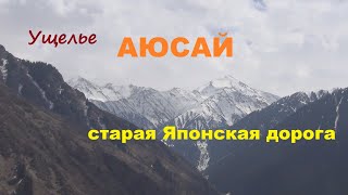 Поход в горы около Алматы, ущелье Аюсай, национальный парк Иле Алатау, старая Японская дорога.