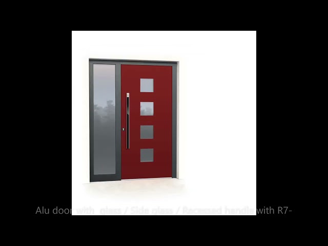 ALU DOORS with Biotronic Handles & Readers class=