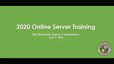 2020 Educational Server Training Video - Additional Resource