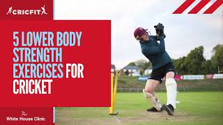 5 LOWER BODY STRENGTH EXERCISES FOR CRICKET | Exercises for Cricketers | Cricket Fitness Training screenshot 2