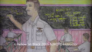 6 Yellow on Black 2006 NJROTC Instructor
6 Yellow on Black
I like progress a lot I guess,
If a thing is truly better,
Email me this, or text me that,
Is that better than a letter?
Or what about a yellow wooden pencil,
It will never go away,
Or the calendar on the kitchen wall,
Where you mark off all the days.
But some good things are still fighting,
To be the only one,
To prove that new isn’t always better
Like the warmth of the morning Sun.
Of course I mean the chalk board,
Yellow chalk on the black,
And dusty old erasers,
I want those good days back.
I know they haven’t all gone away,
They are the A-Frames on the street,
Pasta plate $12.99
And it’s about our time to eat.
And the Ivy League still has them,
For the math and science guys,
Because they know what is better,
For a beleaguered student’s eyes.
But it’s not just the students,
Important, but not profound,
It is also the professor’s heart beat,
That clicking squeaking sound.
So gather up the whiteboards,
And stuff them in a sack,
Drop them from a bridge somewhere,
And convert to yellow on black. 6 Yellow on Black 2006 NJROTC Instructor