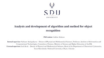 Dissertation defense by Askhat Aitimov
