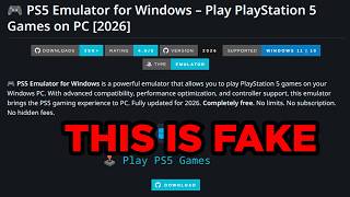 What this "PS5 Emulator" is really doing?