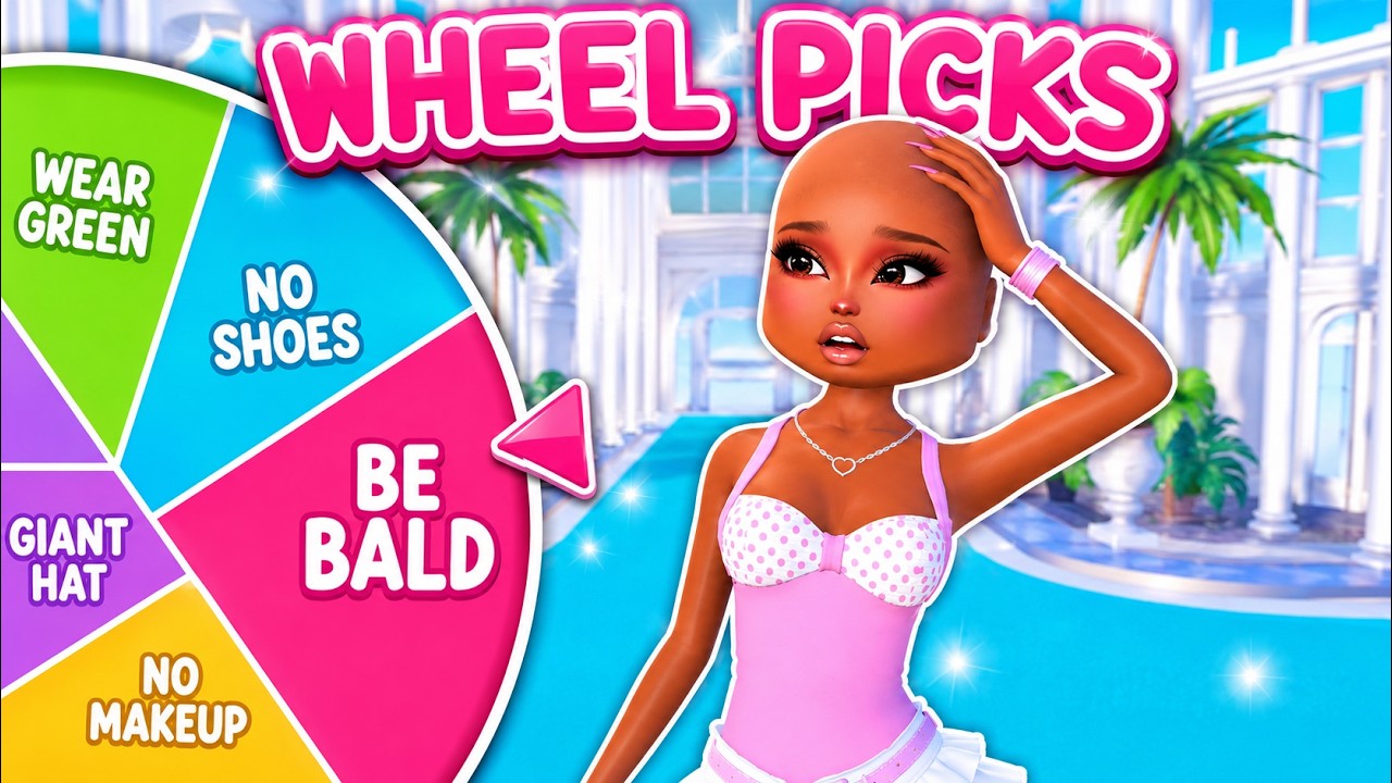 dress to impress wheel The Decides What I Wear in Impress… 😭 Size:8-10Y 4645_CHOCOLATE Luxury Evening Dress Princess Impress themes