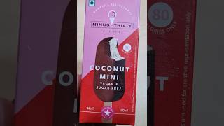 Minus 30 Coconut Mini Vegan Sugar Free Ice Cream Stick | Minus 30 Private Limited