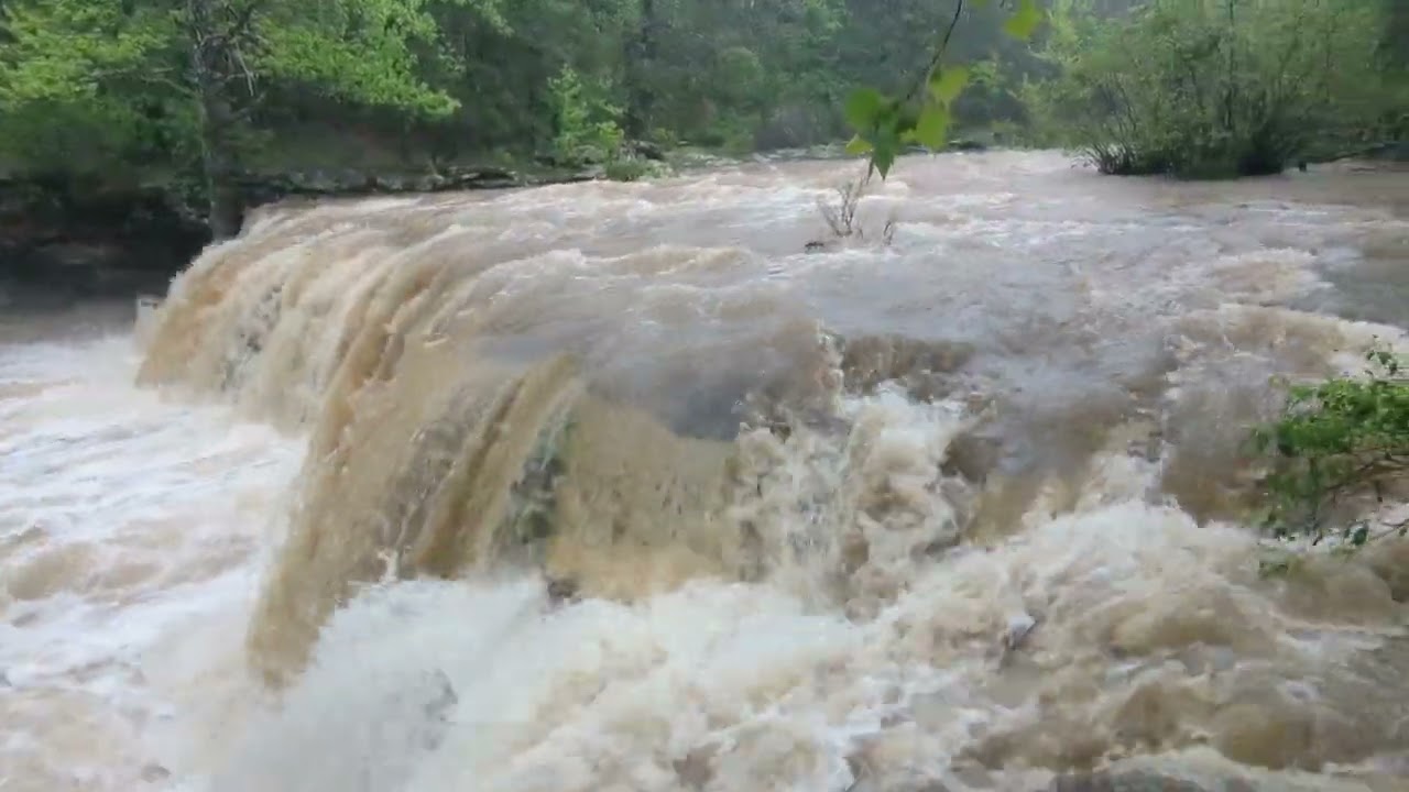 5-11-23 Falling water falls near Ben Hur.