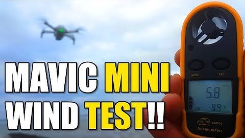 DJI Mavic Mini Wind Resistance Test Speed Limit of Flying In Extreme Windy Conditions Almost Crashed