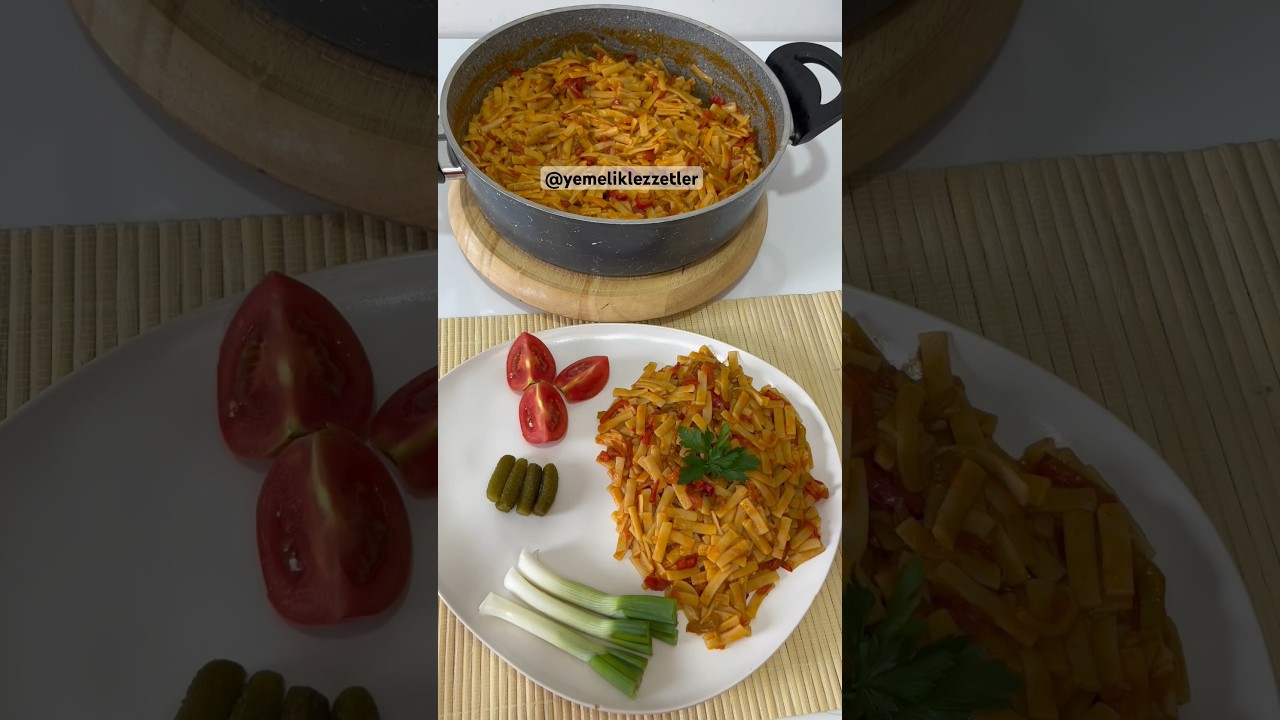 Domatesli Erişte Pilavı ????????????‼️#shortsvideo #eriştepilavı #yemeliklezzetler #yemek #tarif #recipe Domatesli Erişte Pilavı ????????????‼️#shortsvideo #eriştepilavı #yemeliklezzetler #yemek #tarif #recipe