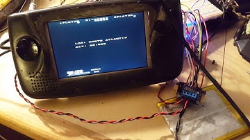 Handheld Raspberry PI / Gamegear (mod) - Audio test demo