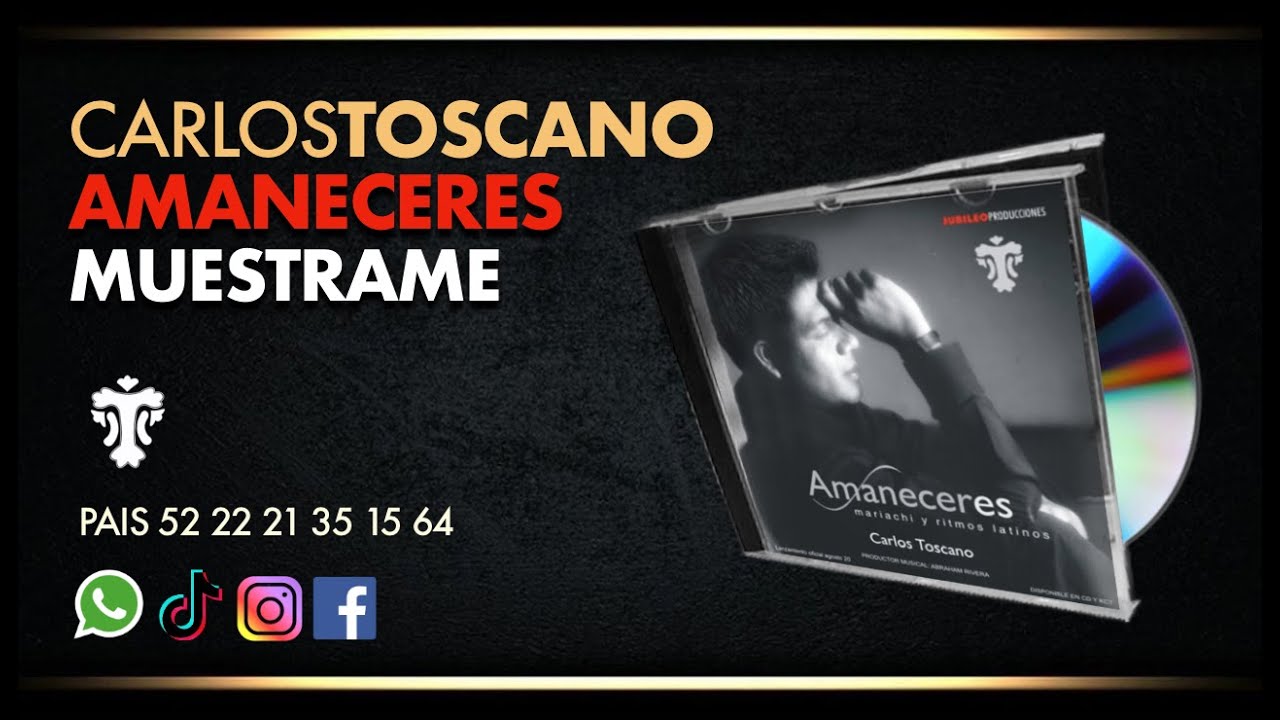 Guarda CARLOS TOSCANO MUESTRAME su YouTube Guarda CARLOS TOSCANO MUESTRAME su YouTube