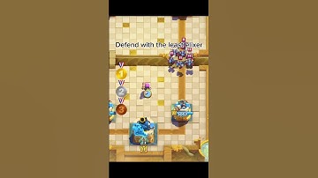 ❌ - defend with the least elixer! #shorts #clashroyale #challenge