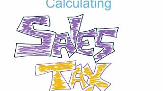 Calculating Sales Tax