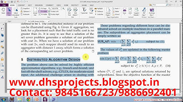 On Traffic Aware Partition and Aggregation in Map Reduce for Big Data Applications|IEEE 2015 Project
