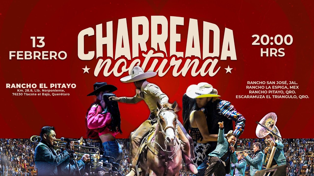 Charreada Nocturna Baile 🔥🇲🇽💃🏽🕺🏽